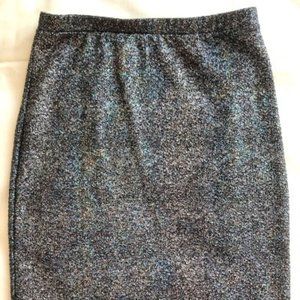 Charlotte Russe black sparkle stretch skirt L